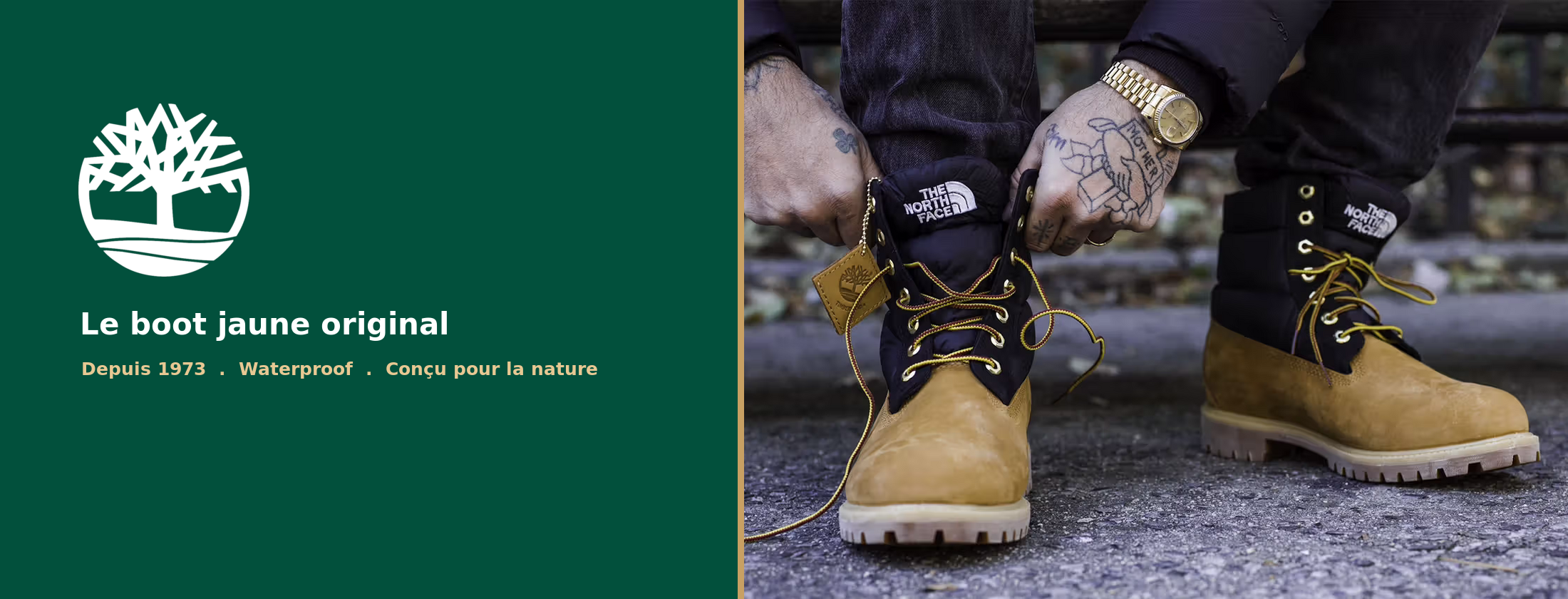 Timberland yellow boot waterproof depuis 1973