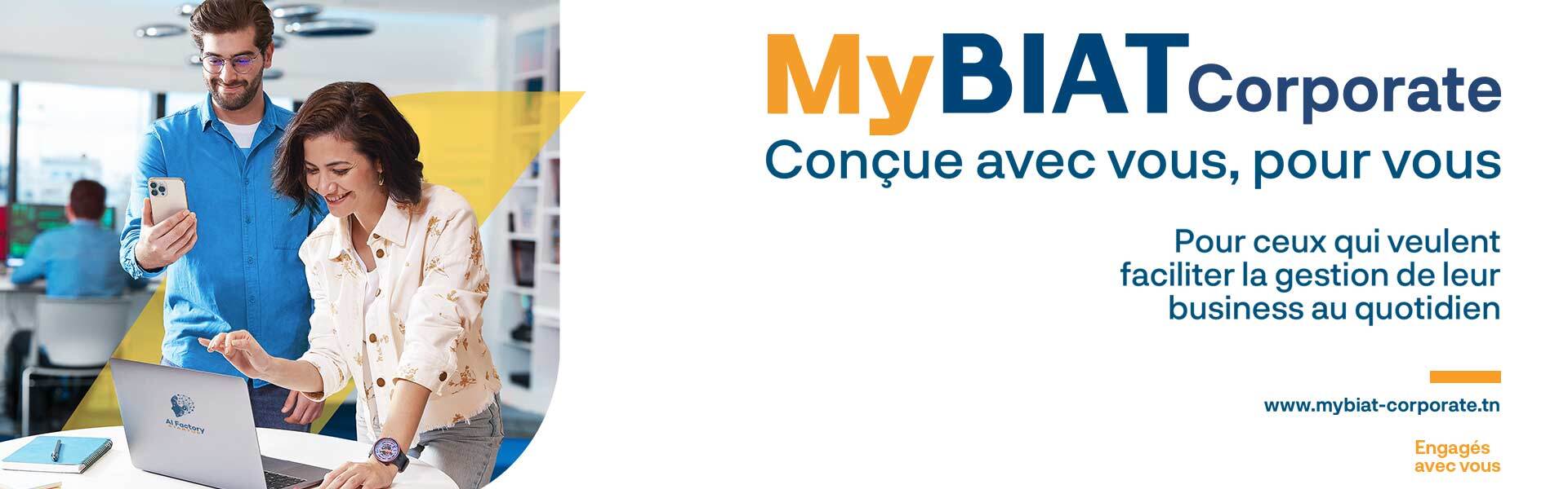 BIAT MyBIAT Corporate Engages avec vous