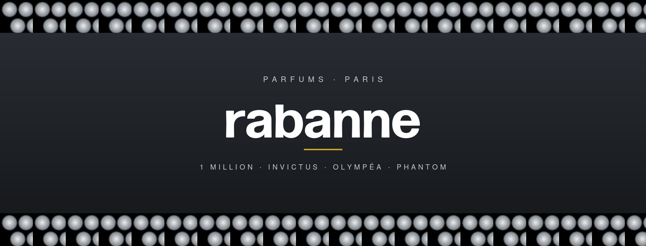 Rabanne — parfums couture métalliques, l'avant-garde