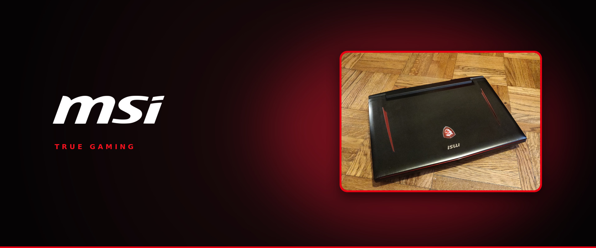 MSI True Gaming laptop dragon