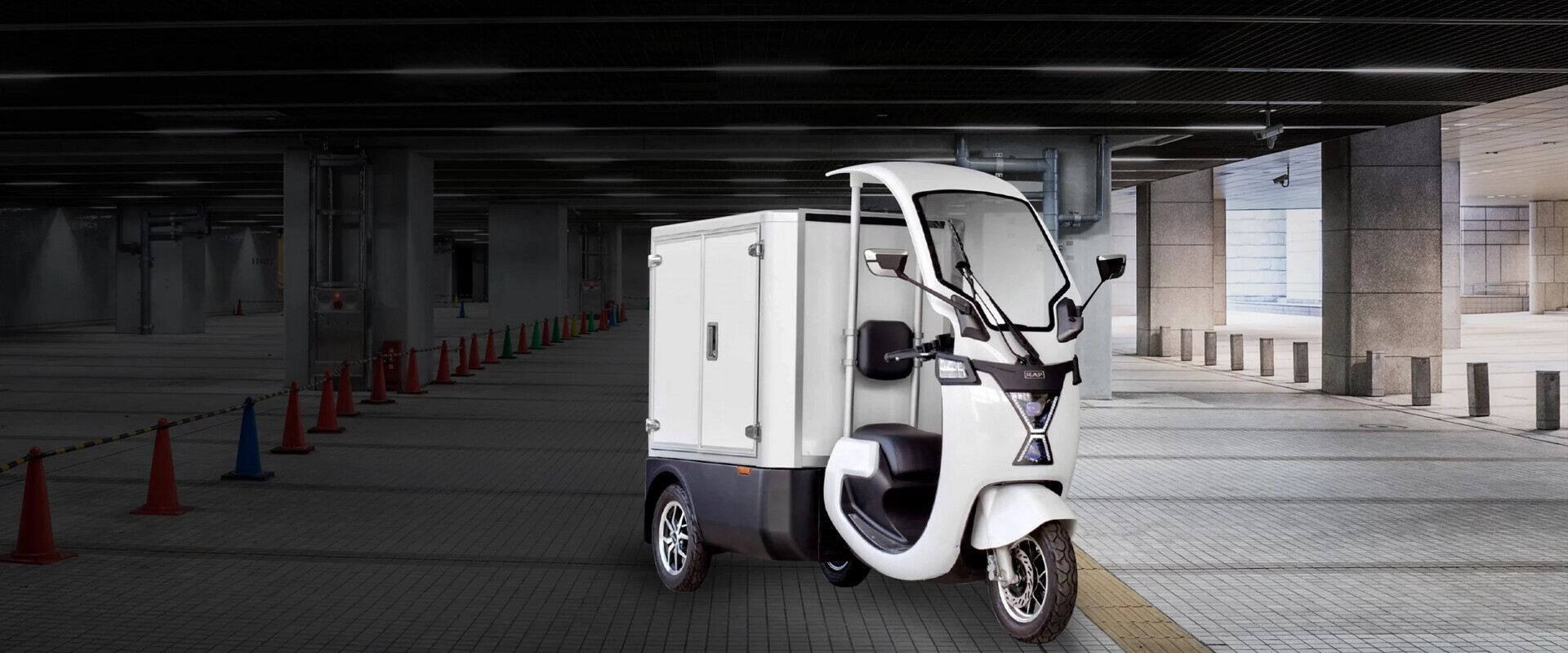 RAP SEV Bange utilitaire electrique 3 roues cargo urbain