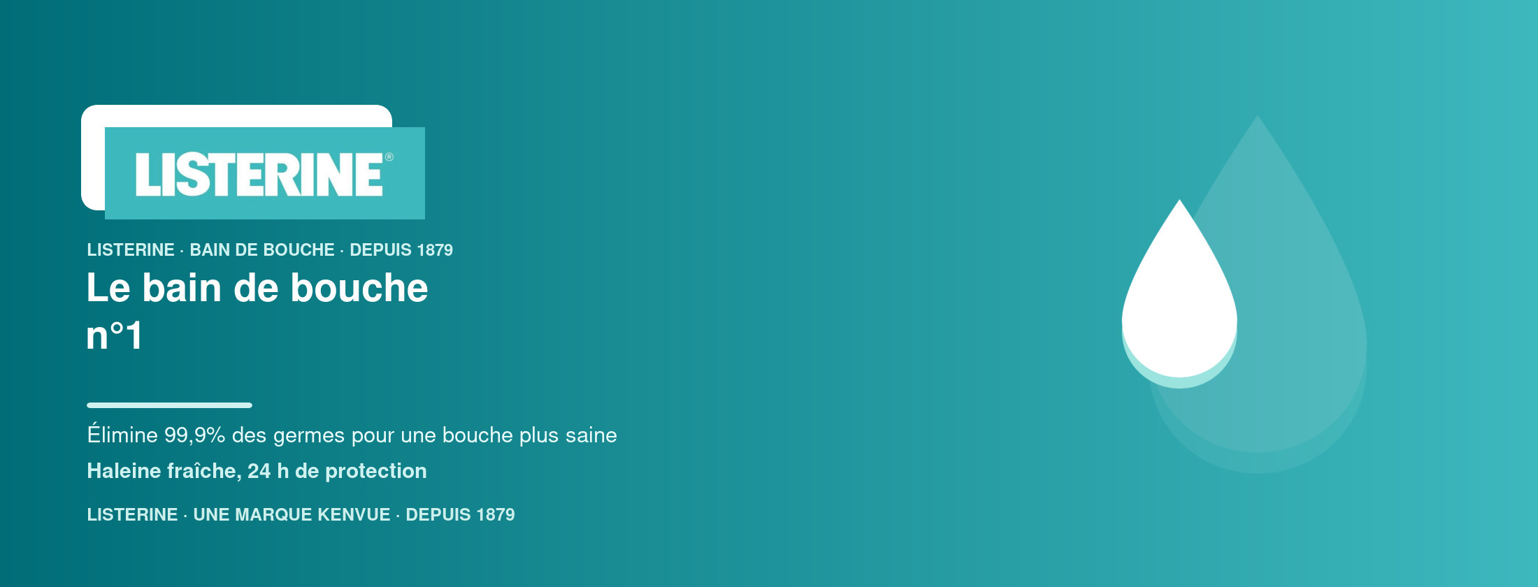 Listerine — Le bain de bouche n°1
