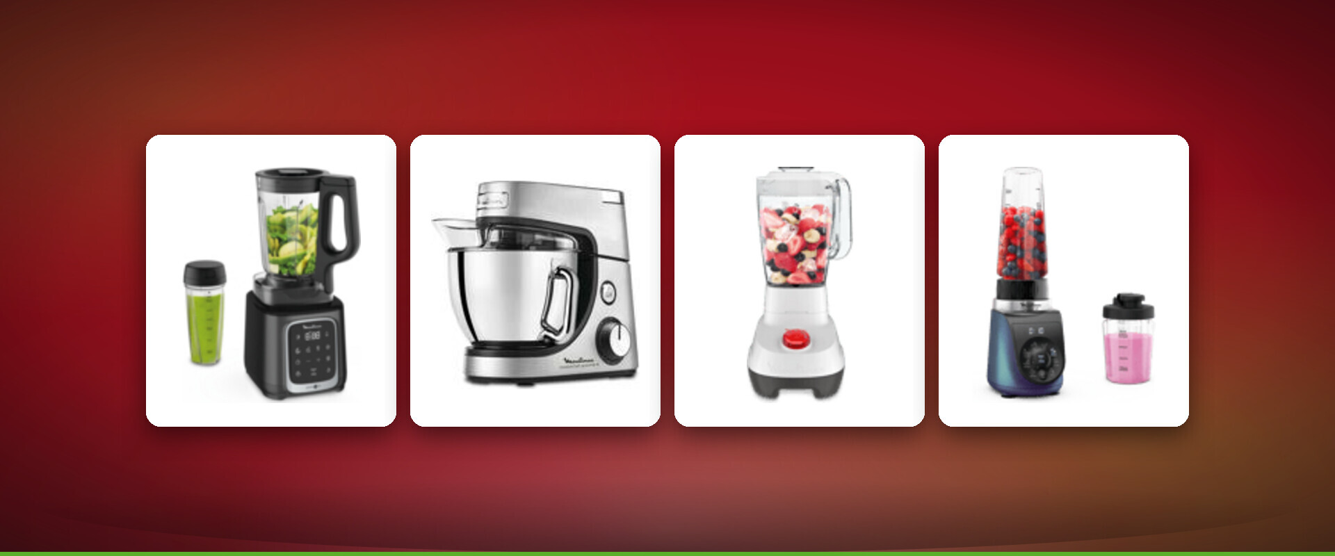 Moulinex blenders robots preparation culinaire
