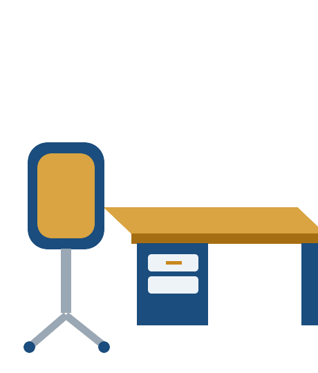 Mac Bureau bureau de direction et fauteuil