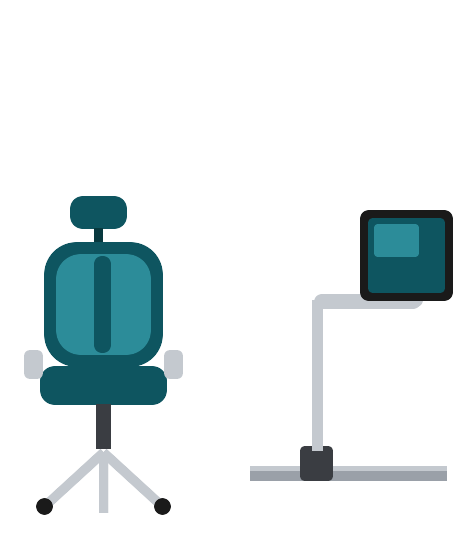 Humanscale fauteuil Freedom et bras écran