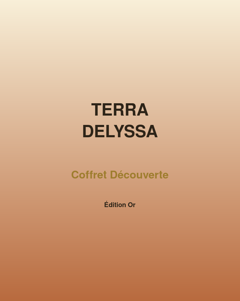 Coffret découverte olive