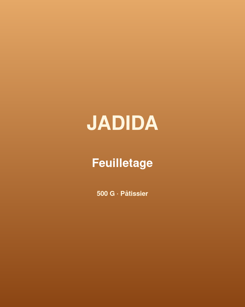 Jadida Feuilletage