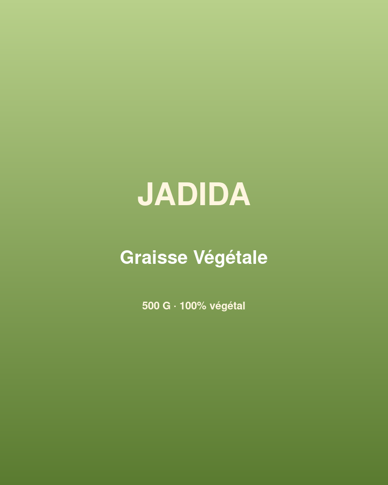 Graisse végétale