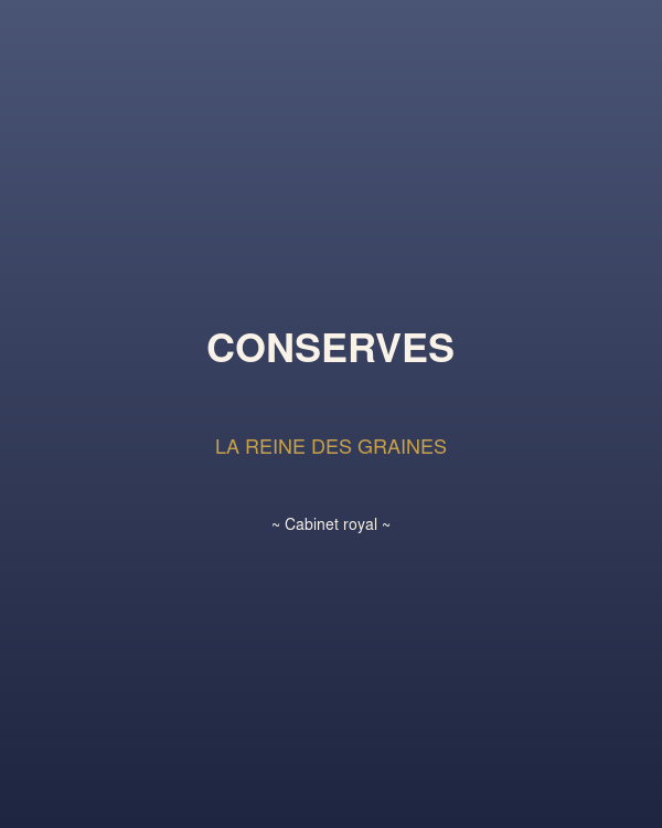 Conserves