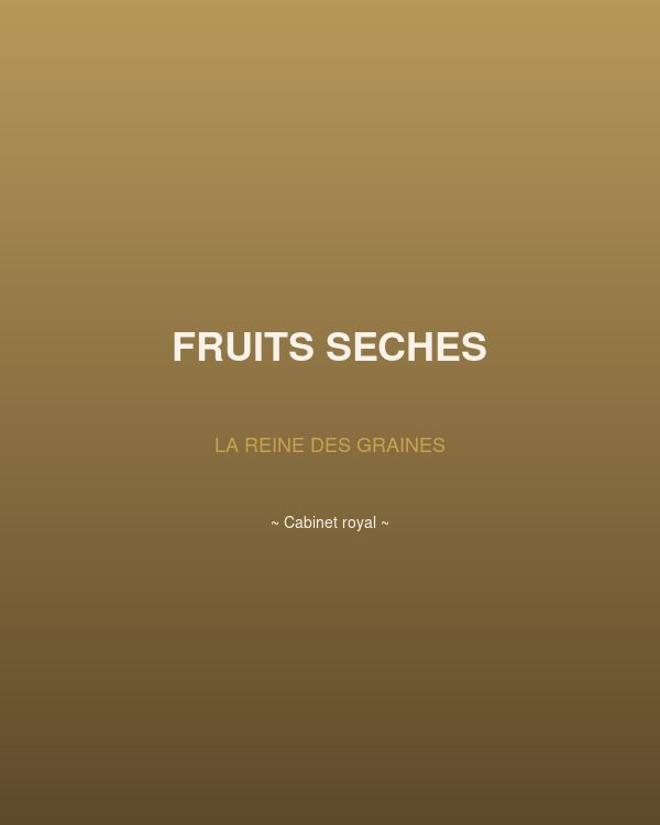 Fruits séchés