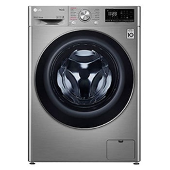 Machine à laver 7kg avec moteur Inverter Direct Drive 6 motions chargement frontal, couleur argent