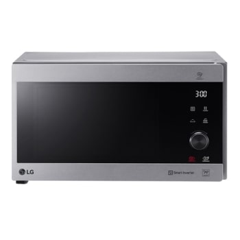 Four à micro-ondes de 42 litres, argent, technologie Smart Inverter avec 10 ans de garantie, gril, cuisson automatique intelligente, antibactérien, éclairage LED