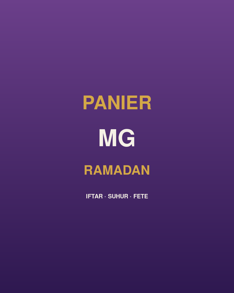 Panier Ramadan