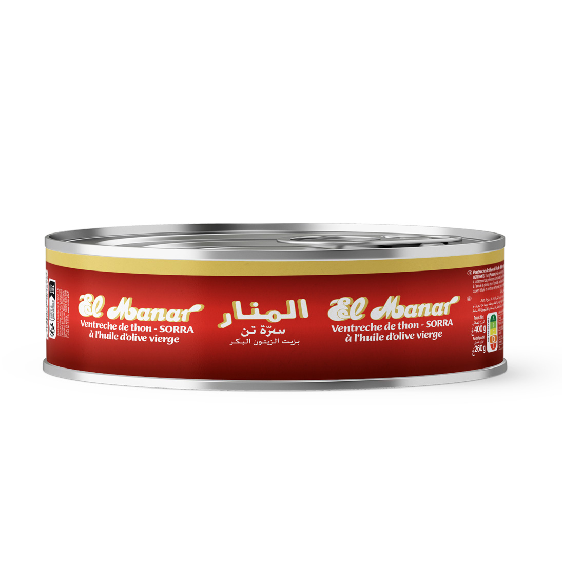 Ventrèche de Thon à l’Huile d’Olive Vierge El Manar 700g