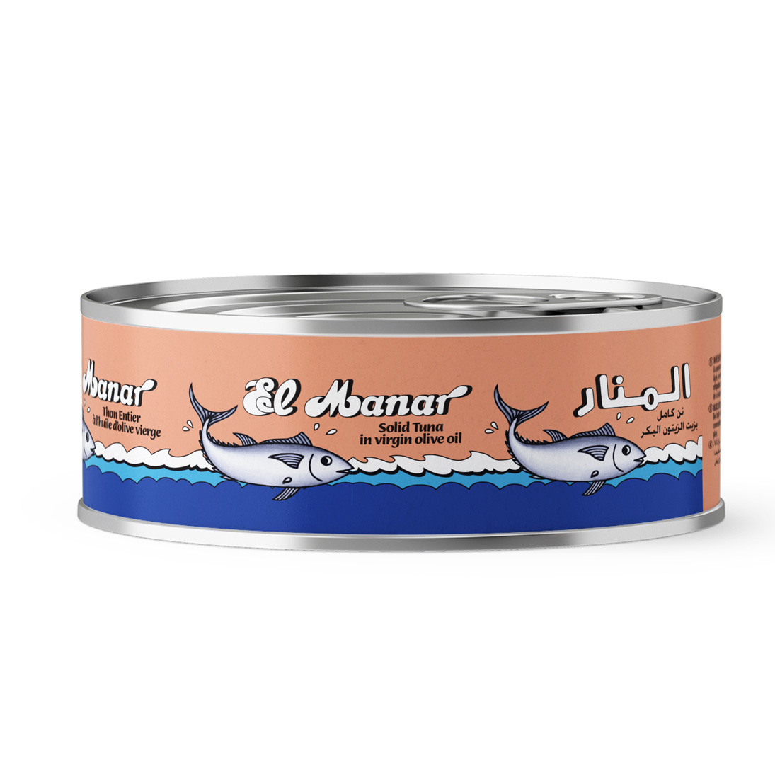 Thon Entier à l’Huile d’Olive Vierge El Manar 700g