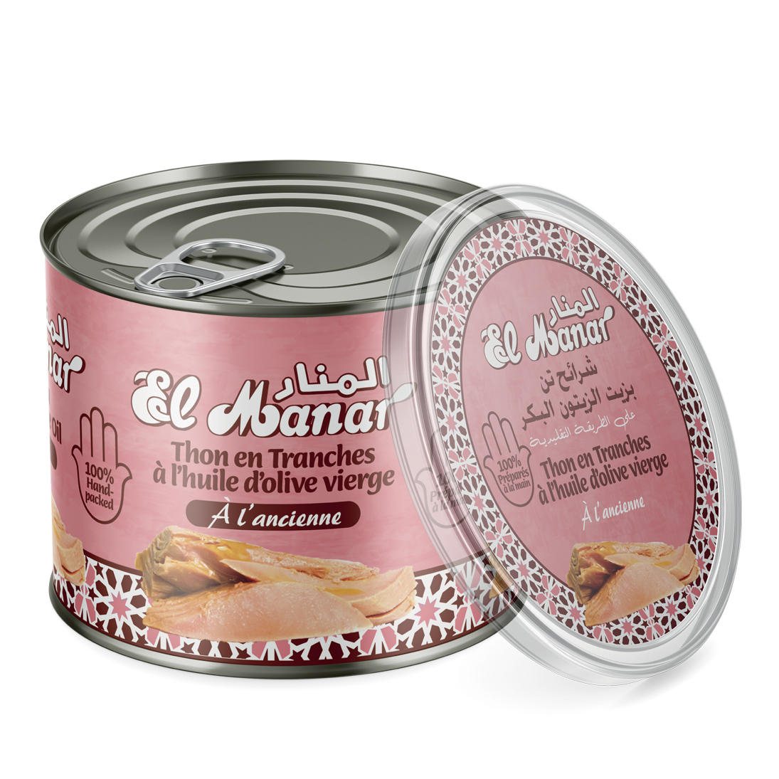 Thon en Tranche à l’huile d’olive vierge El Manar 400g