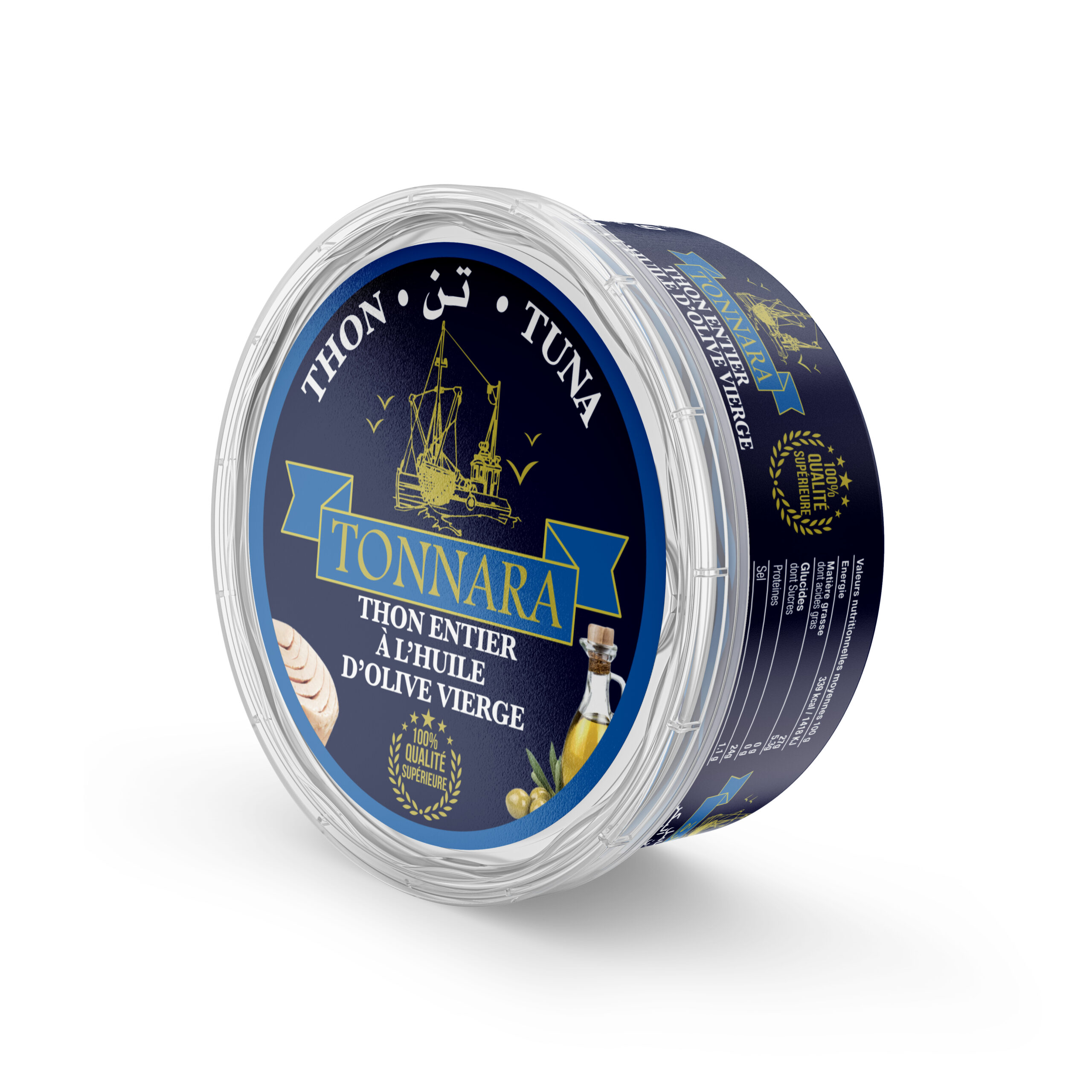 Thon Entier à l’Huile d’Olive Vierge Tonnara 160g