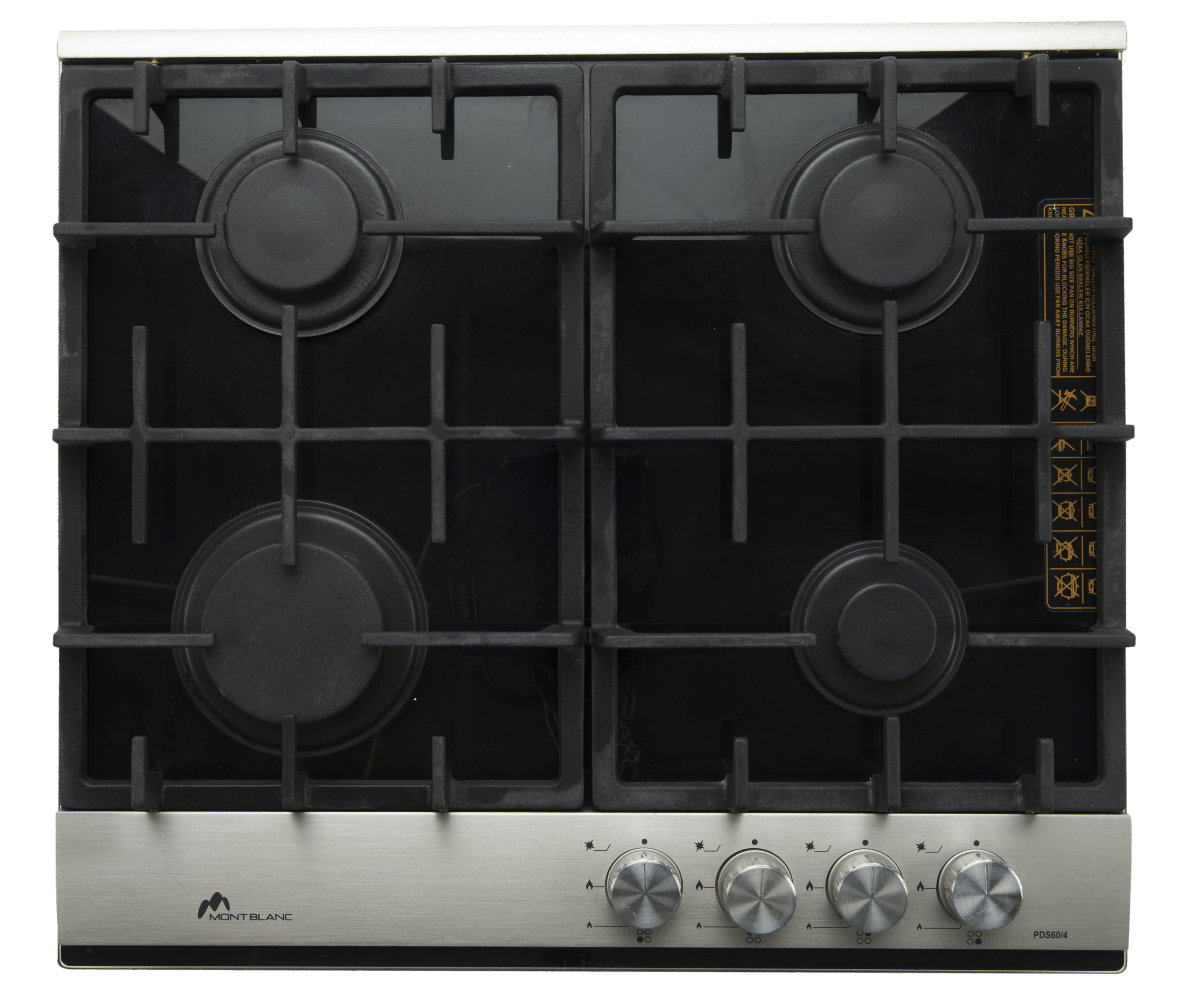 Plaque de cuisson vitrée 60 cm PDS60/4