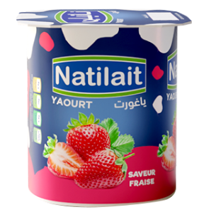 Yaourt Ferme aromatisé - Fraise 100 gr