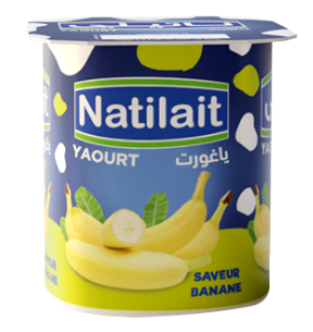 Yaourt Ferme aromatisé - Banane 100 gr