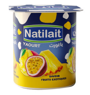 Yaourt Ferme aromatisé - Fruits exotiques 100 gr