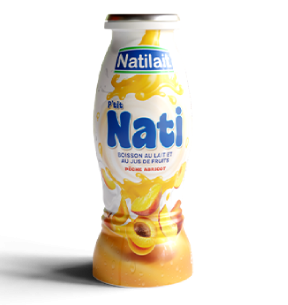 Nati - Jus lacté pêche et abricot 160 gr