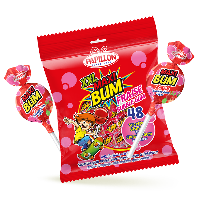 Papillon Maxi bum Fraise
