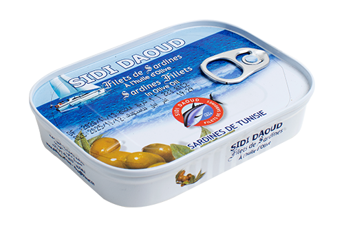 Filets de sardines à l’huile d’olive