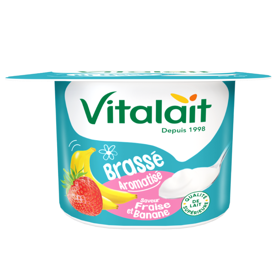 Yaourt Brassé Fraise Banane 70g