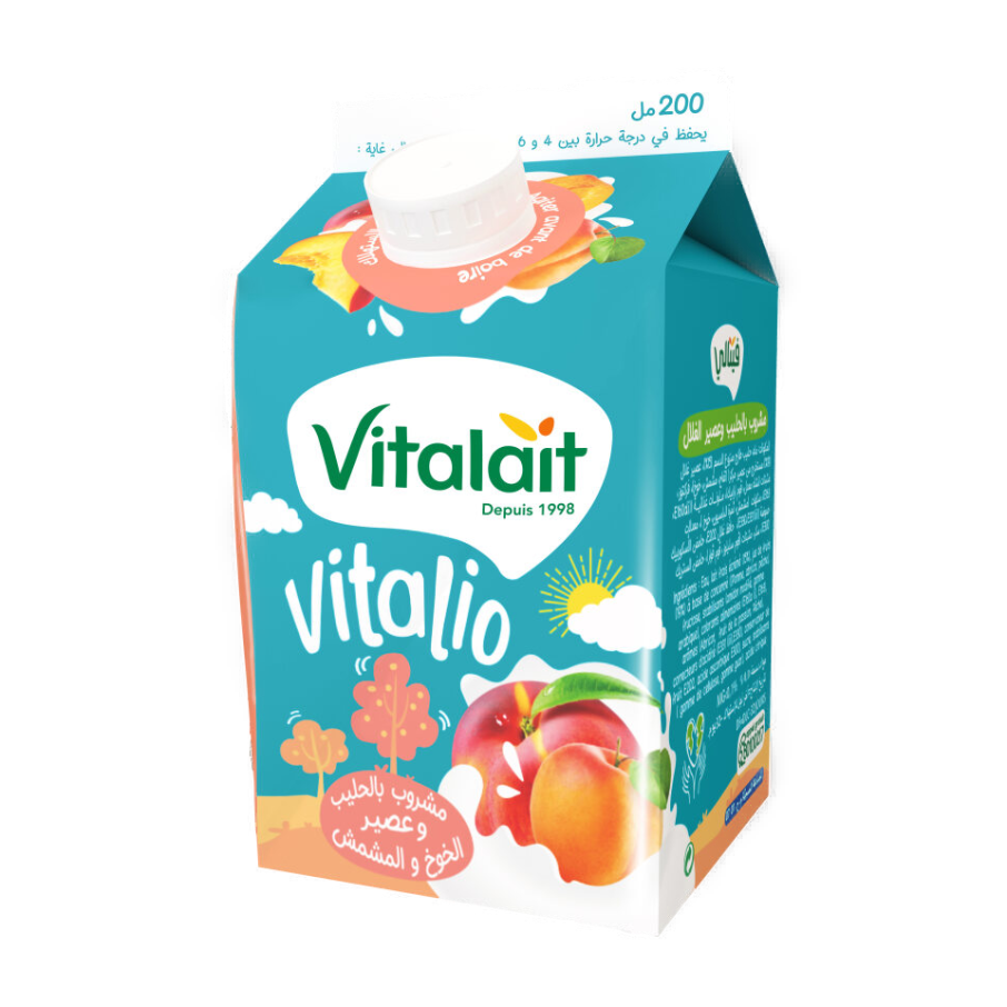 Vitalio Pêche Abricot 200ml