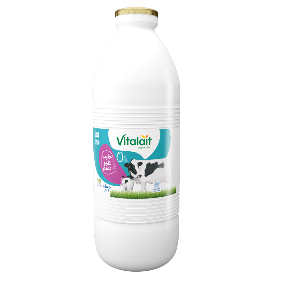 Lait 0% Bouteille 1L