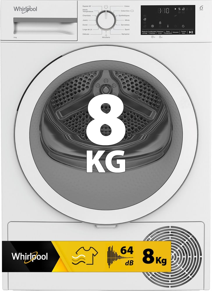 Sèche-linge posable Whirlpool - C WSD 83M WWS FR