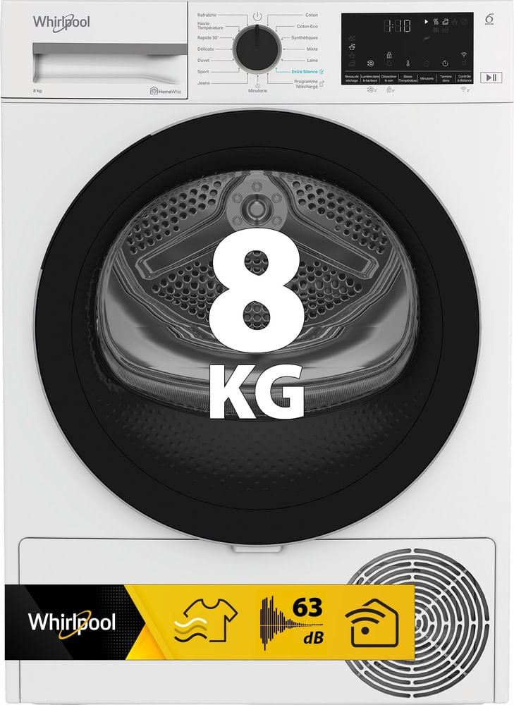Sèche-linge posable Whirlpool - C WD 84M WBS FR