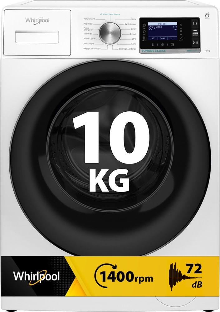 Lave-linge posable Whirlpool - W6 08 SILENCE FR