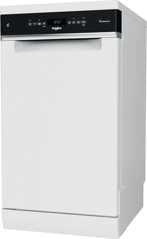 Lave-vaisselle posable blanc, 45cm, PowerClean Pro - WSFO3T223P