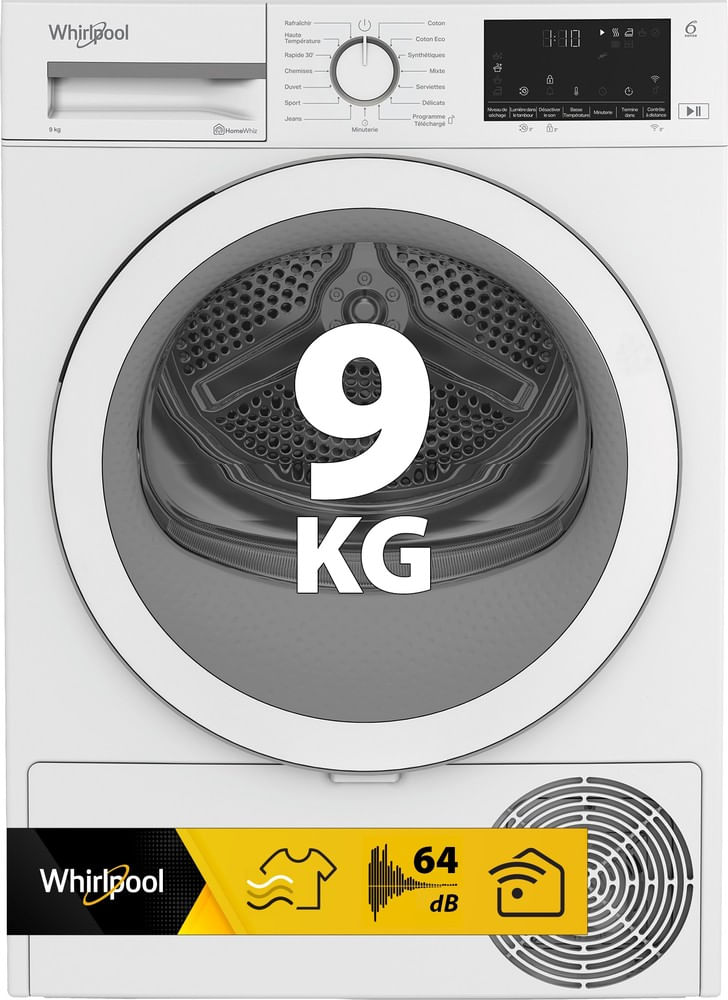 Sèche-linge posable Whirlpool - C WD 93M WWS FR